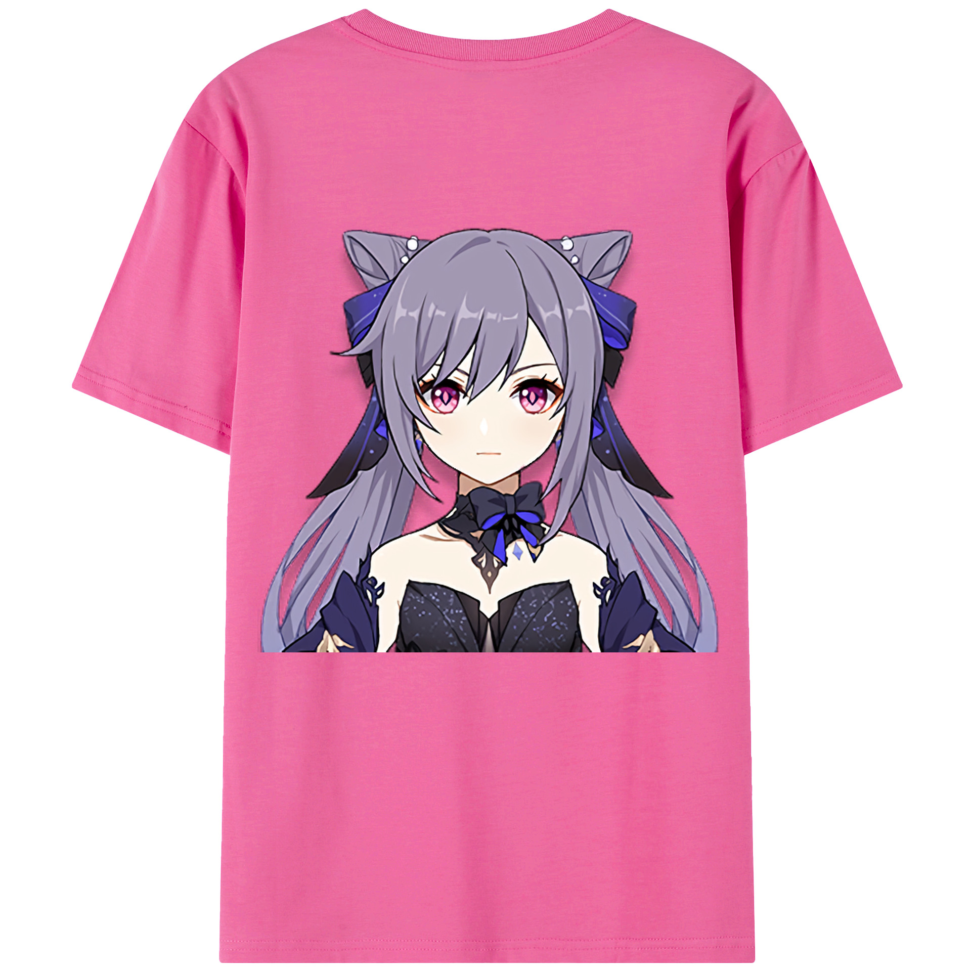 げんし神 刻晴 こくせい genshin Kokusei レディース半袖Tシャツ(バックプリント)